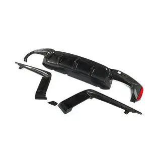 Achterbumper diffuser V5 (voor M-Sport/M5 F90, carbon) foto 2