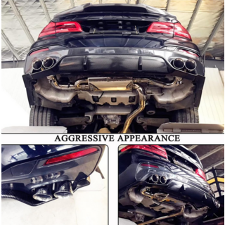 Achterbumper diffuser V6 (voor M-Sport, carbon) BMW 5 Serie G30/G31 2017–2023 foto 3