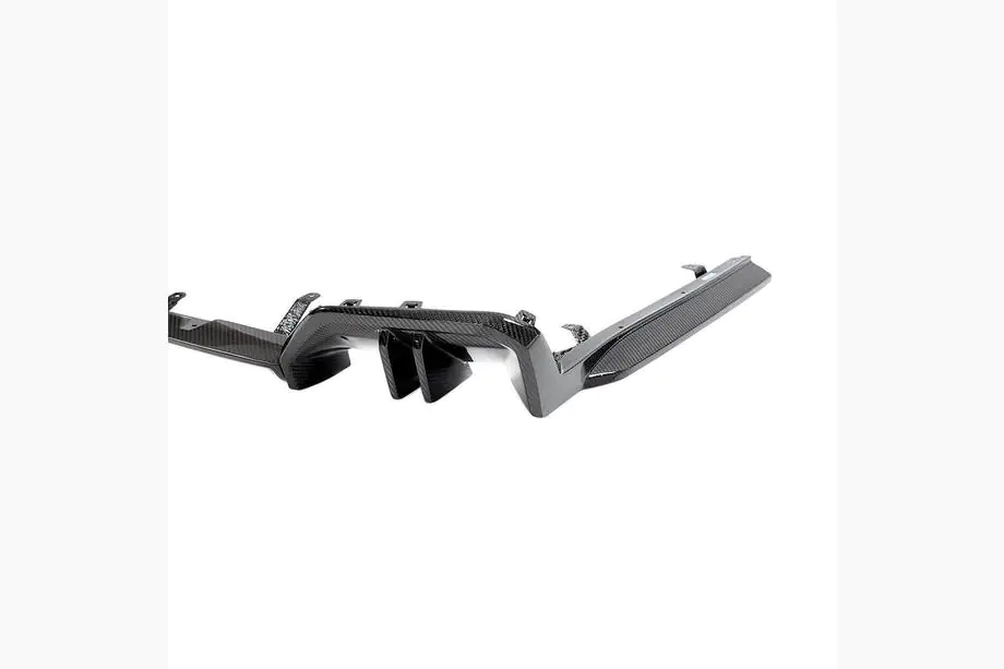 BMW 5/i5 Serie G60/G60E/G61 2023– Achterbumper diffuser (voor M-Sport, carbon) Foto 7