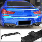 BMW 6-serie F12/F13/F06 2011–2018 Achterbumper diffuser carbon V2 (M-Sport) foto 1