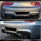 BMW 6-serie F12/F13/F06 2011–2018 Achterbumper diffuser carbon V2 (M-Sport) foto 3