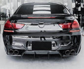 BMW 6-serie F12/F13/F06 2011–2018 Achterbumper diffuser V1 (voor M6, carbon) foto 5