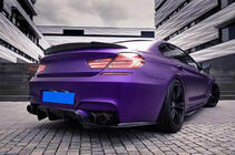 BMW 6-serie F12/F13/F06 2011–2018 Achterbumper diffuser V1 (voor M6, carbon) foto 12
