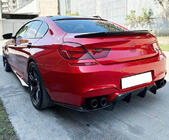 BMW 6-serie F12/F13/F06 2011–2018 Achterbumper diffuser FRP V2 (voor M6) foto 2
