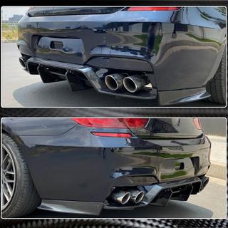 Achterbumper diffuser V3 (voor M6, carbon) BMW 6-serie F12/F13/F06 2011–2018 foto 4