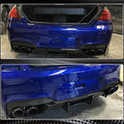 BMW 6-serie F12/F13/F06 2011–2018 Achterbumper diffuser FRP V6 (voor M6) foto 5