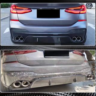 Achterbumperdiffuser V1 (voor M-Sport 2017-2020, Carbon) foto 4