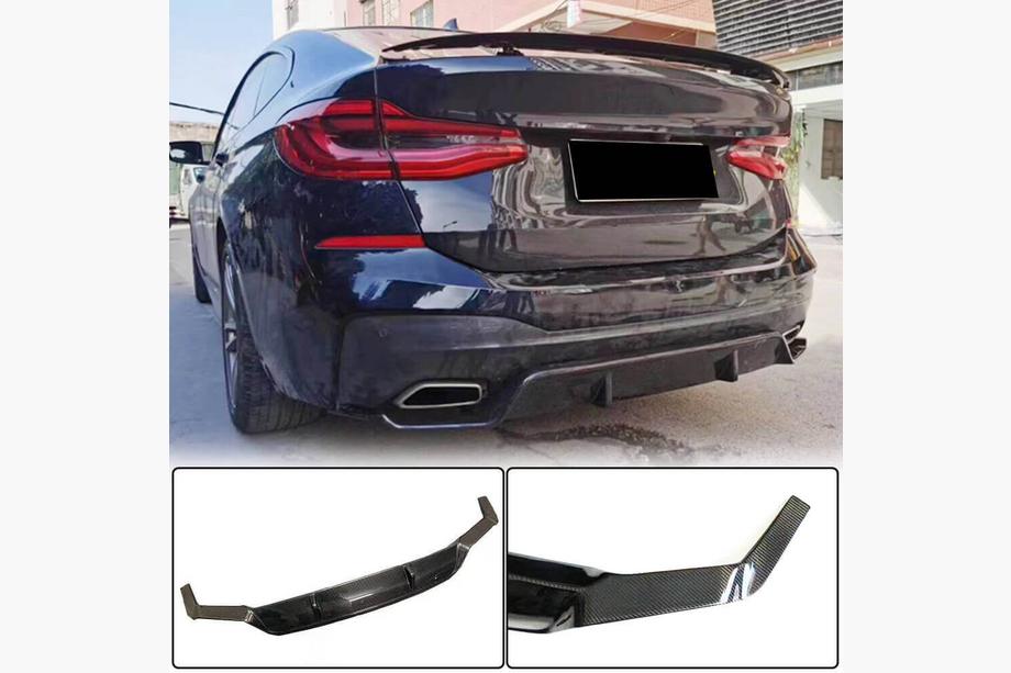 BMW 6-serie G32 2017– Achterbumperdiffuser V1 (voor M-Sport 2017-2020, Carbon) Image