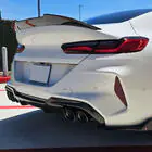BMW 8-serie G14/G15/G16 2018– Achterbumperdiffuser (voor F93, carbon) foto 2