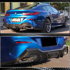 BMW 8-serie G14/G15/G16 2018– Achterbumperdiffuser V1 (voor G16 M-Sport, carbon) foto 5