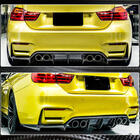 BMW 3 Serie F30/F31 2012–2019 V5 diffuser voor achterbumper (voor F80, carbon) foto 6