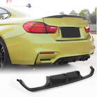 BMW 3 Serie F30/F31 2012–2019 Achterbumperdiffuser V10 (voor F80, carbon) foto 8