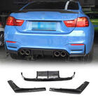 BMW 3 Serie F30/F31 2012–2019 ABS achterbumperdiffuser V14 (voor F80) foto 1