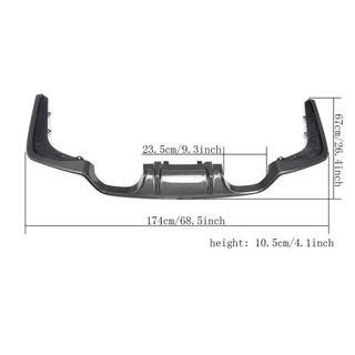 Achterbumper diffuser V2 (voor F82/F83, carbon) BMW 4 Serie F32/F33/F36 2012–2020 foto 1