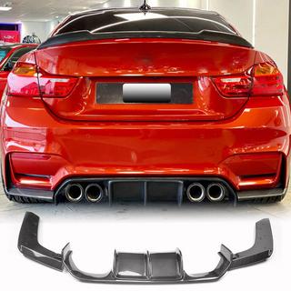 Achterbumperdiffuser V4 (voor F82/F83, carbon) BMW 4 Serie F32/F33/F36 2012–2020 foto 2