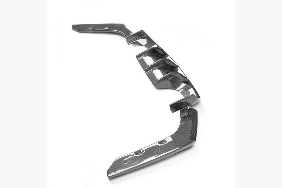 BMW 4 Serie F32/F33/F36 2012–2020 Achterbumperdiffuser V4 (voor F82/F83, carbon) Image