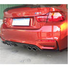 BMW 4 Serie F32/F33/F36 2012–2020 Achterbumper diffuser V3 (voor F82/F83, carbon) foto 5