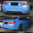 BMW 4 Serie F32/F33/F36 2012–2020 Achterbumper diffuser V6 (voor F82/F83, carbon) foto 4