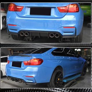 Achterbumper diffuser V6 (voor F82/F83, carbon) BMW 4 Serie F32/F33/F36 2012–2020 foto 4