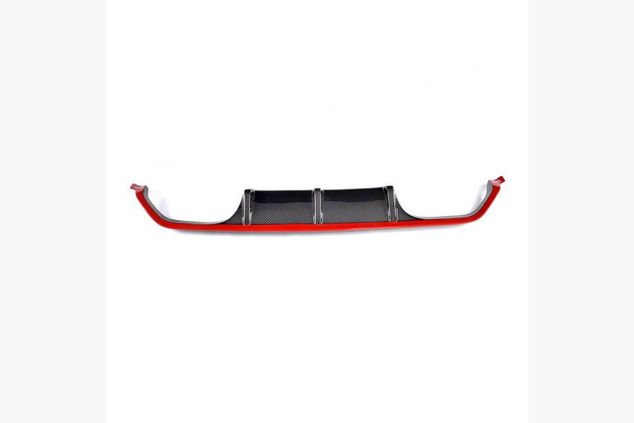 BMW 4 Serie F32/F33/F36 2012–2020 Achterbumper diffuser Carbon V9 (voor F82/F83) Image