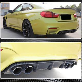 Achterbumper diffuser V10 (voor F82/F83, carbon) BMW 4 Serie F32/F33/F36 2012–2020 foto 1