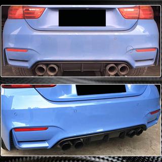 Achterbumper diffuser V10 (voor F82/F83, carbon) BMW 4 Serie F32/F33/F36 2012–2020 foto 2