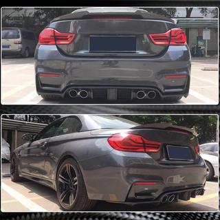 Achterbumper diffuser V12 (voor F82/F83, carbon) BMW 4 Serie F32/F33/F36 2012–2020 foto 4