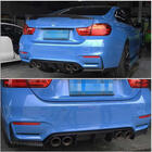 BMW 4 Serie F32/F33/F36 2012–2020 Achterbumper diffuser Carbon ABS V14 (voor F82/F83) foto 2