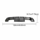 BMW 3 Serie G20/G21 2018– Achterbumper diffuser V1 (voor G80, carbon) foto 14