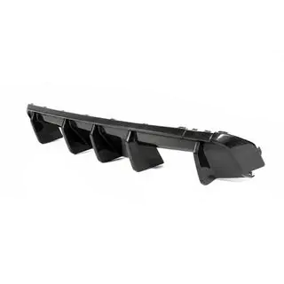 Achterbumper diffuser V1 (voor G80, carbon) foto 4