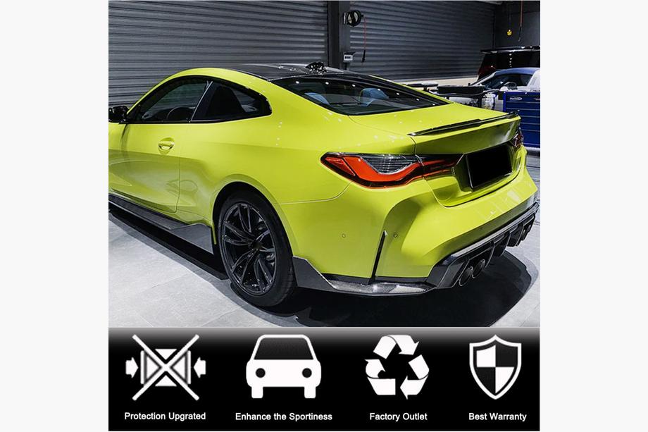 BMW 4-serie G22/23/26 2020– Achterbumperdiffuser V3 (voor G82/G83, carbon) Foto 2