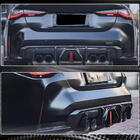 BMW 4-serie G22/23/26 2020– Achterbumperdiffuser V4 (voor G82/G83, carbon) foto 3