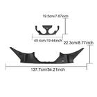 BMW 2 Serie G42 2021– Achterbumper diffuser V1 (voor G87, carbon) foto 4