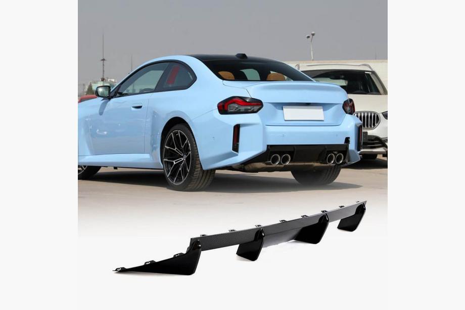 BMW 2 Serie G42 2021– Achterbumperdiffuser Dry Carbon V5 (G87) Image