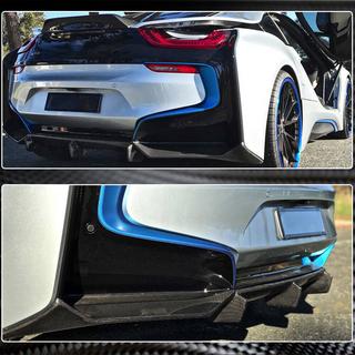 Achterbumper diffuser (carbon) foto 4