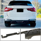 BMW X3 G01 2018– Achterbumper diffuser (voor originele M-Sport 2018-2021, carbon) foto 1