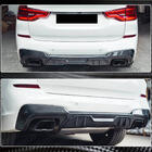 BMW X3 G01 2018– Achterbumper diffuser (voor originele M-Sport 2018-2021, carbon) foto 4