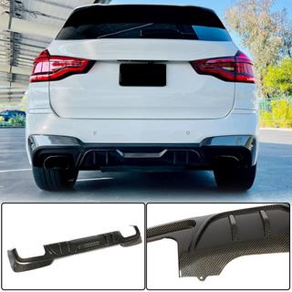 Achterbumper diffuser (voor originele M-Sport 2018-2021, carbon) foto 1
