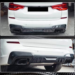 Achterbumper diffuser (voor originele M-Sport 2018-2021, carbon) foto 4