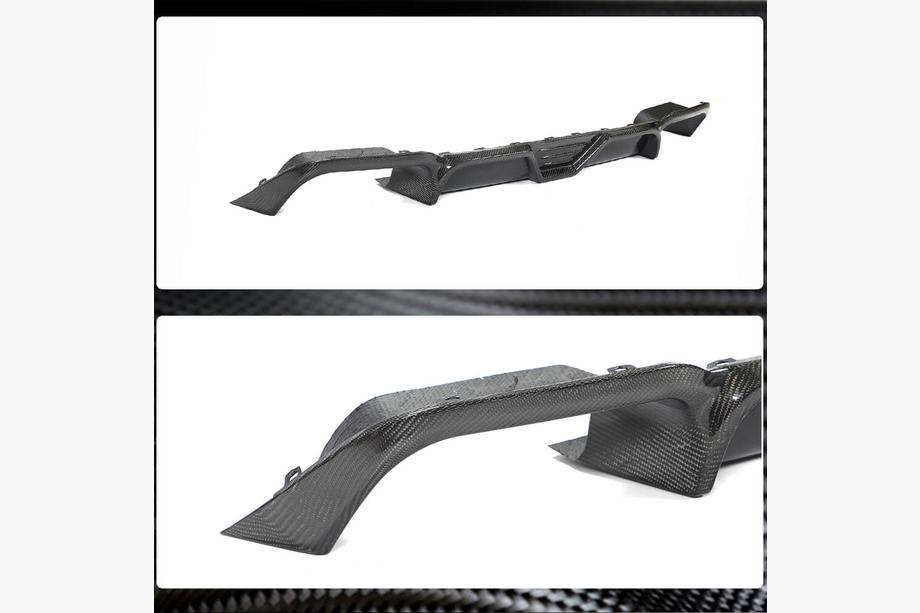 BMW X3 G01 2018– Achterbumper diffuser V2 (voor F97 2018-2021, carbon) Foto 2