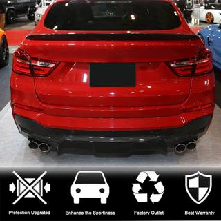 Achterbumper diffuser (voor M-Sport, carbon) BMW X4 F26 2014–2018 foto 2