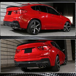 Achterbumper diffuser (voor M-Sport, carbon) BMW X4 F26 2014–2018 foto 3