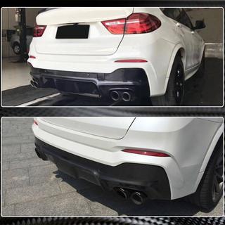 Achterbumper diffuser (voor M-Sport, carbon) BMW X4 F26 2014–2018 foto 4