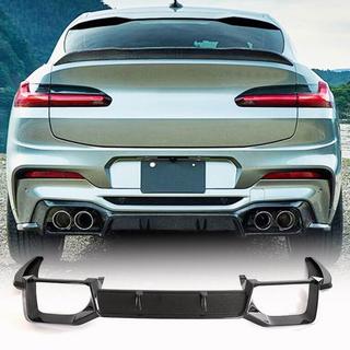 Achterbumper diffuser (voor F98 2018-2021, carbon) BMW X4 G02 2018– foto 1