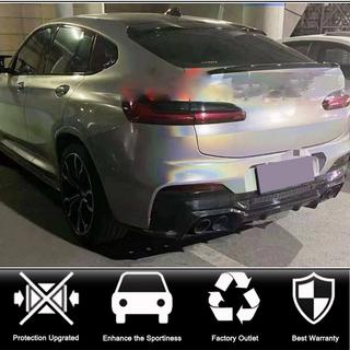 Achterbumper diffuser (voor F98 2018-2021, carbon) BMW X4 G02 2018– foto 2
