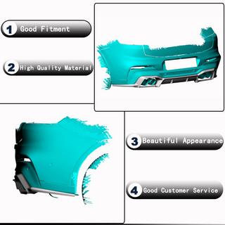 Achterbumper diffuser (voor F98 2018-2021, carbon) BMW X4 G02 2018– foto 4