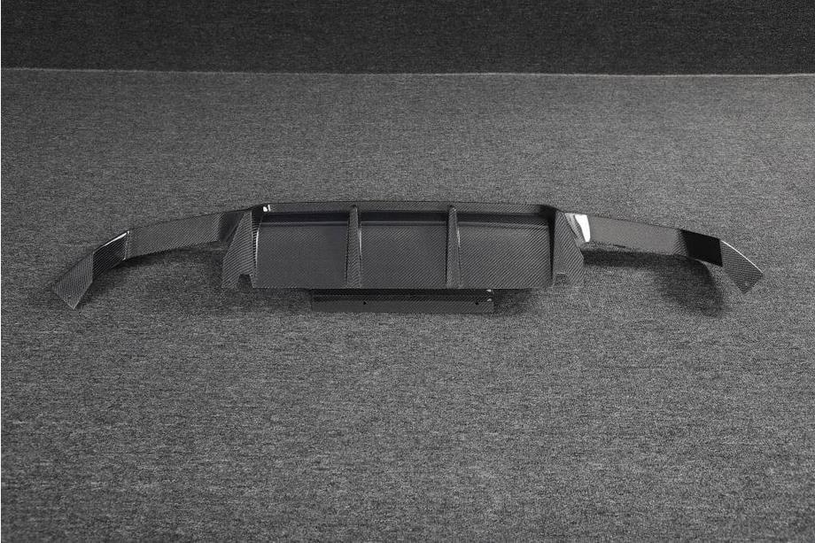 BMW X4 G02 2018– Achterbumper diffuser (voor F98 2022-2025, carbon) Foto 10
