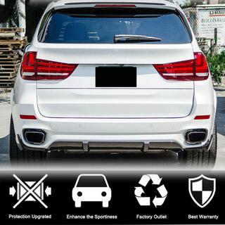 Achterbumper diffuser V2 (voor M-Sport, carbon) BMW X5 F15 2013–2018 foto 4