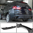 BMW X5 F15 2013–2018 Achterbumper diffuser V3 (voor M-Sport, carbon) foto 2