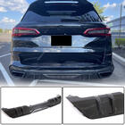 BMW X5 G05 2019–2026 Achterbumper diffuser V1 (2018-2022, echt carbon) foto 1